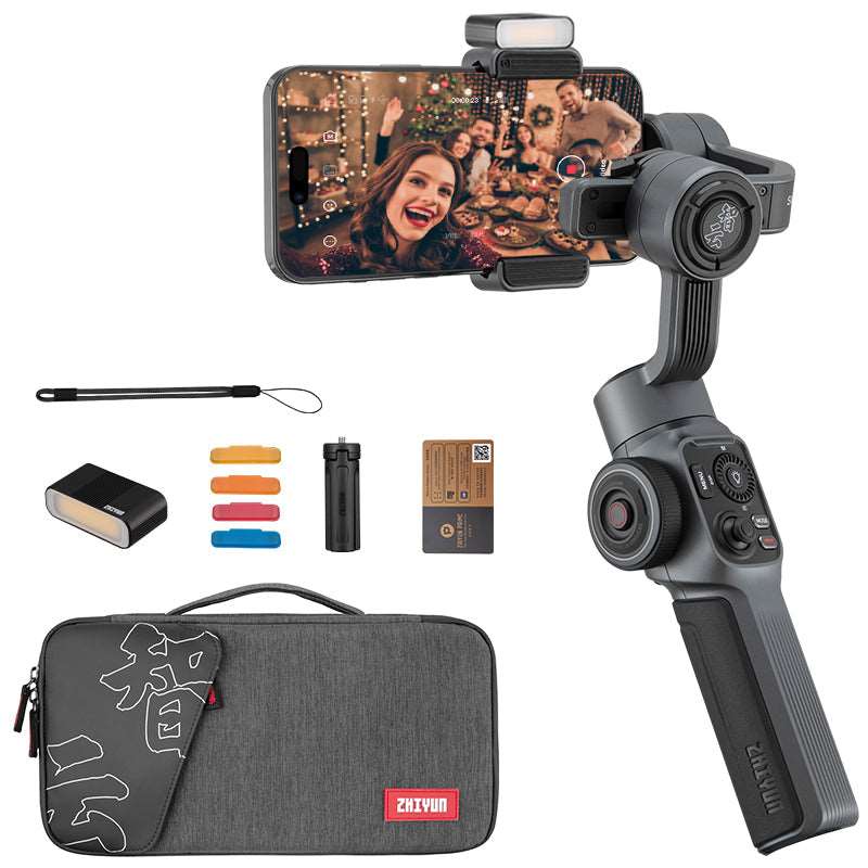 Zhiyun Smooth 5 Phone Gimbal Combo with LED and Carrier
