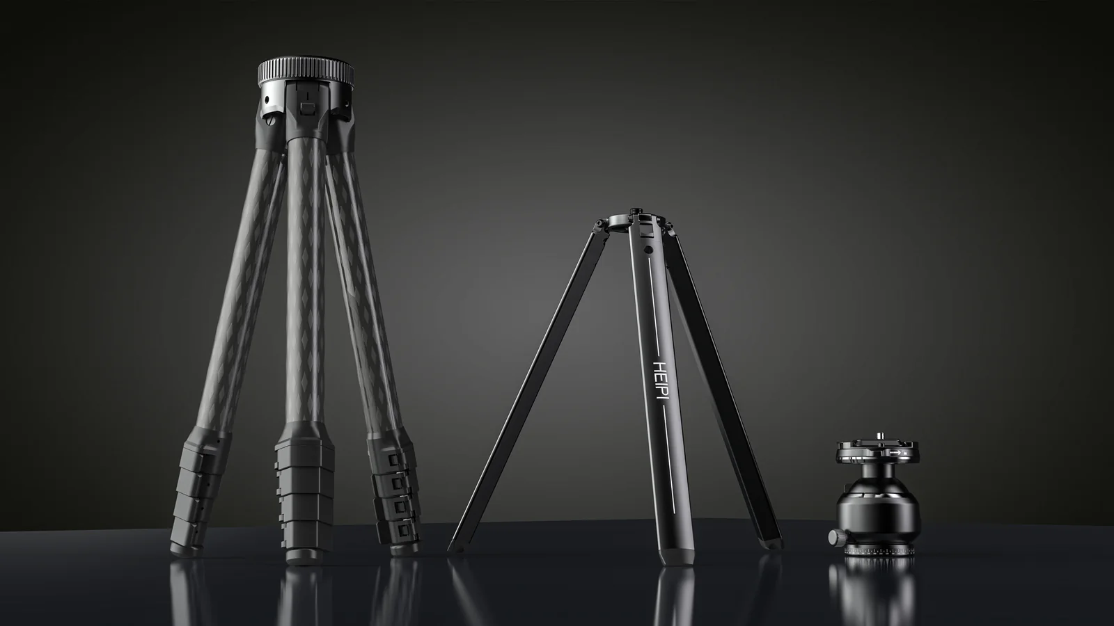 Heipi 3-in-1 Carbon Fiber Travel Tripod in Singapore for creators and photographers