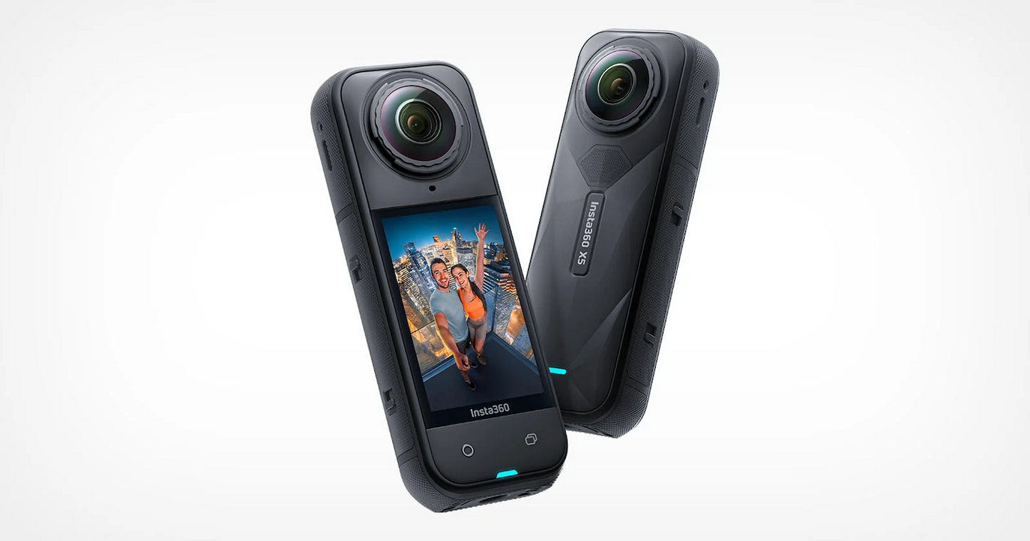Insta360 X5 8K 360 Action Cam – AI Night Mode, Replaceable Lens | Singapore Stock