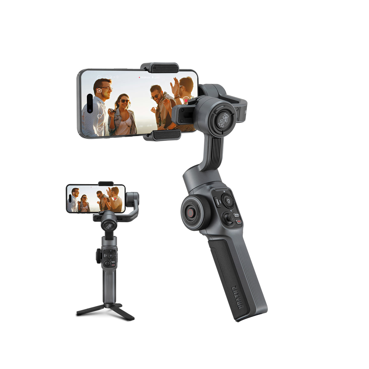 Zhiyun Smooth 5 Phone Gimbal with Pro Controls and Fill Light